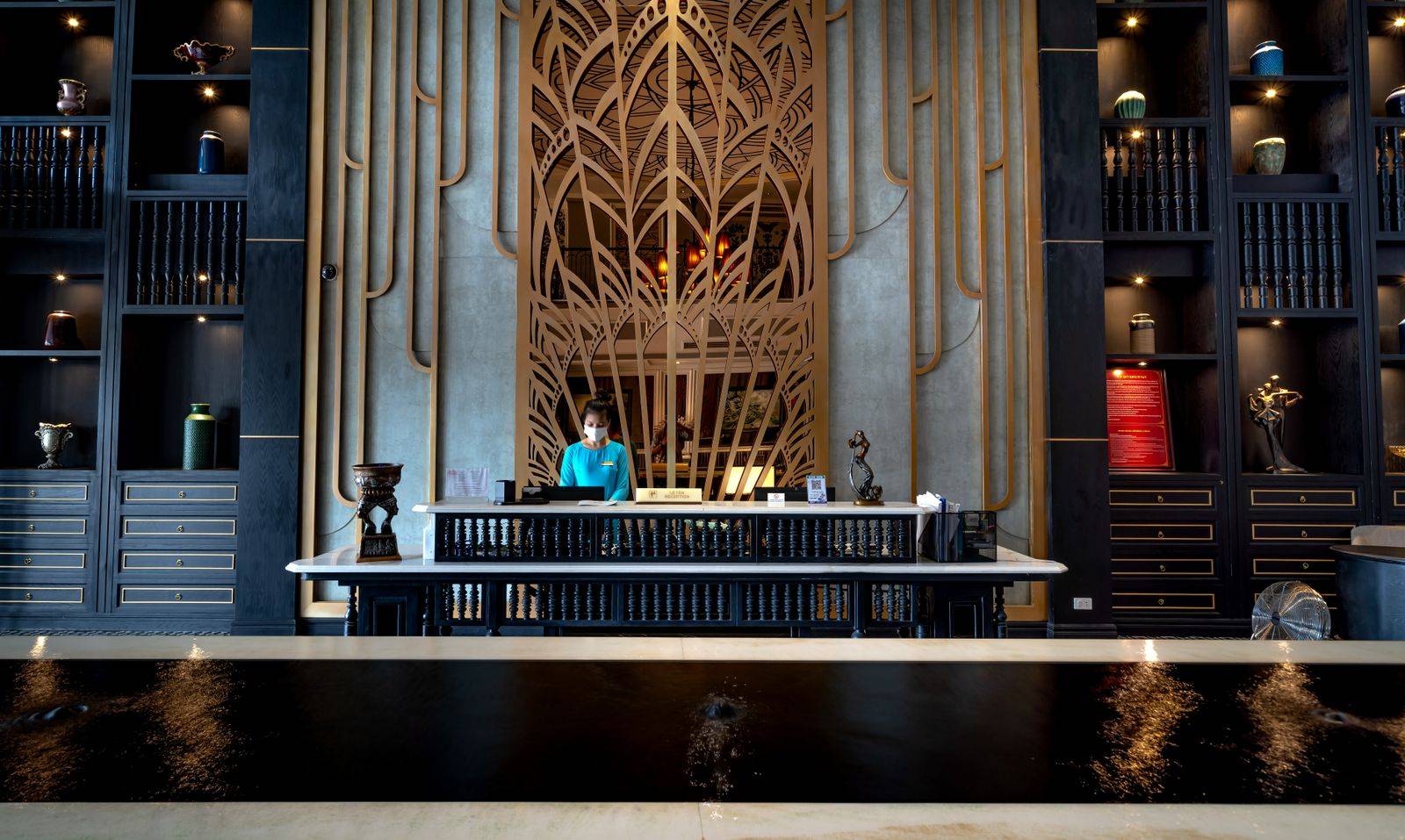 Hotel front desk